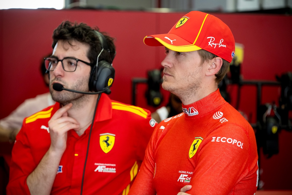 Nicklas Nielsen skuffet efter sjetteplads på Imola.
(Foto: Ferrari Media)